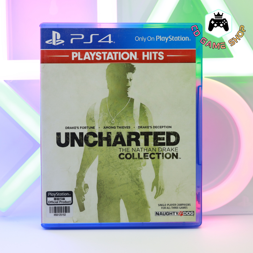 แผ่นเกมส์ PS4 UNCHARTED: The Nathan Drake Collection (มือ 2) พร้อมส่ง