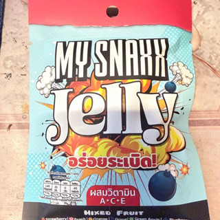 กัมมีเยลลี่กลิ่นผลไม้รวม ตรา มาย สแน็คซ์ 40กรัม