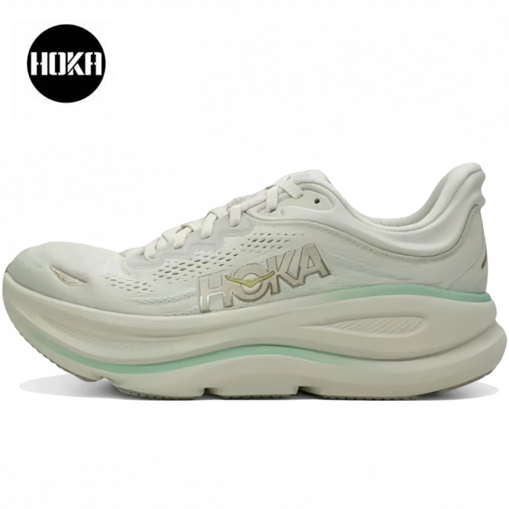 HOKA ONE ONE Bondi 9 beige gray ของแท้ 100 %