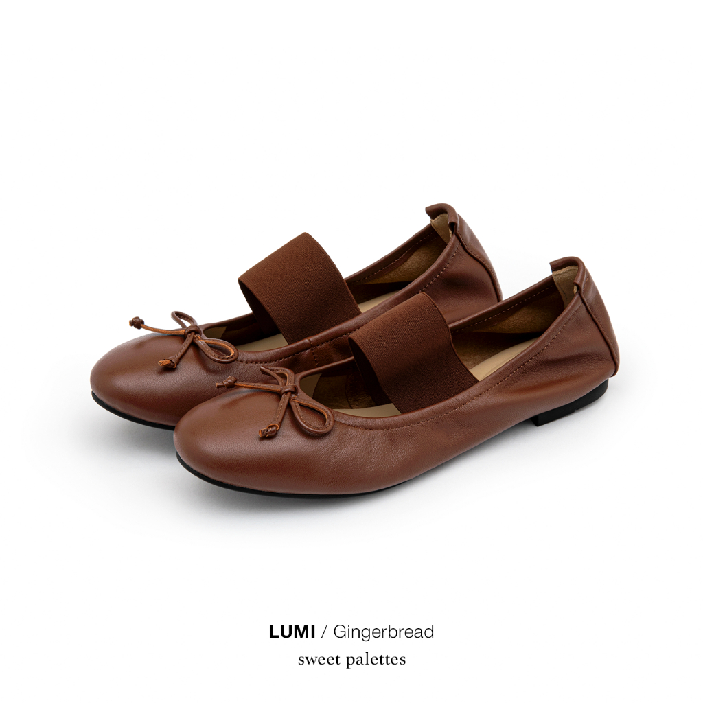 (ใช้โค้ด Trendy ลด 25%) Sweet Palettes รองเท้าหนังแกะ Lumi Gingerbread