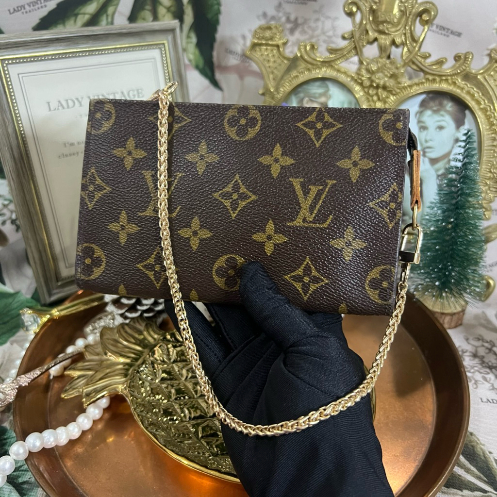 ลูก LV bucket pm มือสองของแท้