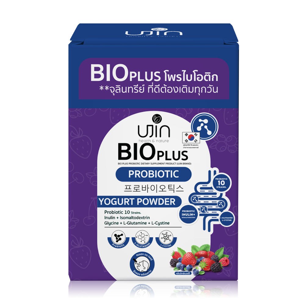 Ujin BIO Plus Probiotic ยูจิน ผลิตภัณฑ์เสริมอาหารไพรไบโอติก