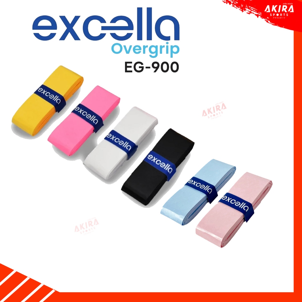 Excella กริปพันด้าม ไม้แบตมินตัน รุ่น EG-900 หนา 0.6mm  (1 ชิ้น)