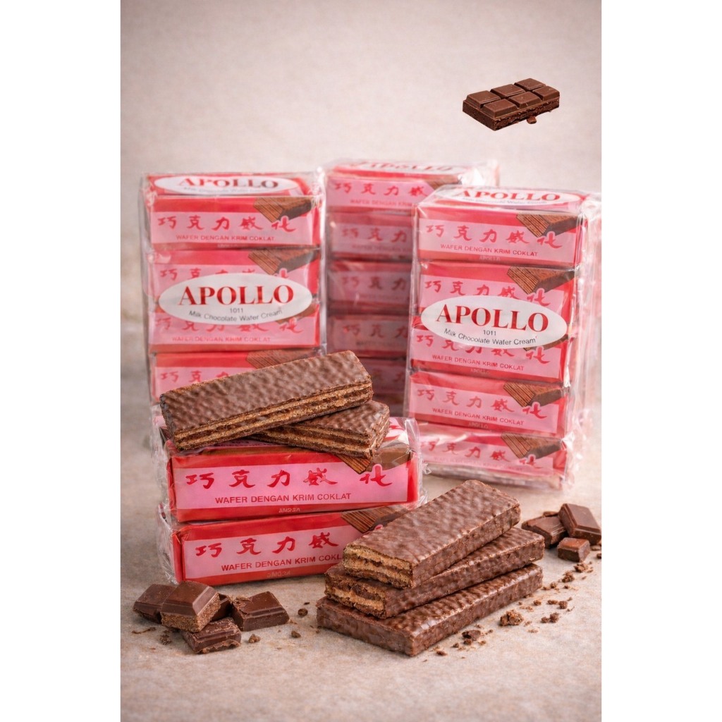 🍫 Apollo เวเฟอร์ชอคแดง🔥 ขายดีที่สุดในตำนาน ยิ่งแช่เย็นยิ่งอร่อย