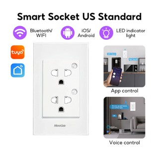 MeeGoo Smart Wall Socket WiFi Bluetooth 16A ปลั๊กอัจฉริยะ คว…