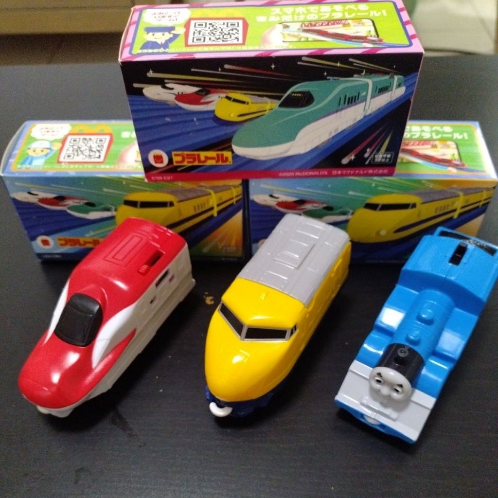 รถไฟพลาสติกงาน tomy&mcdonald's