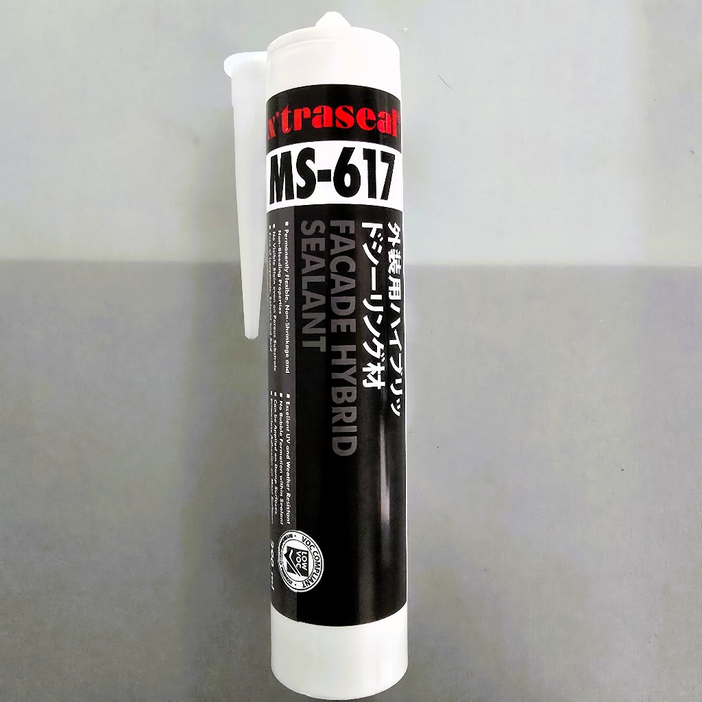 XTRASEAL MS-617 กาวเอ็มเอสโพลีเมอร์ – สำหรับงานฟาซาด สีขาว 290ml (MS-617 FACADE HYBRID SEALANT)