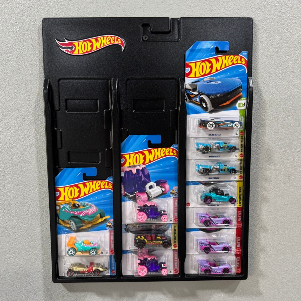 แผงโชว์รถ Hotwheels แบบใส่ใด้ทั้งแพ็คเกจ