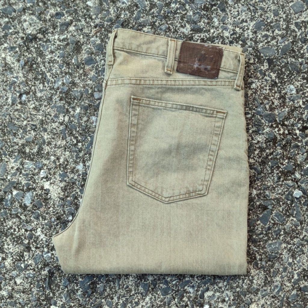 W31/36 กางเกงยีนส์มือสอง Wrangler รุ่น 9WRGAKH เอววัดจริง 36" ยาวทั้งตัว 47" ปลายขา 8.5" ผลิต Mexico