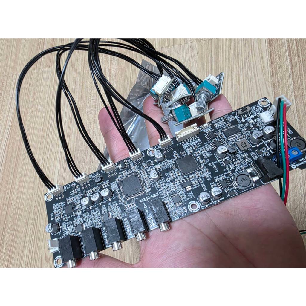บอร์ด DSP 4in 8out | ADAU1467 32-Bit | Crossover EQ Delay Time Alignment | ใช้ได้ทั้งรถยนต์และบ้าน