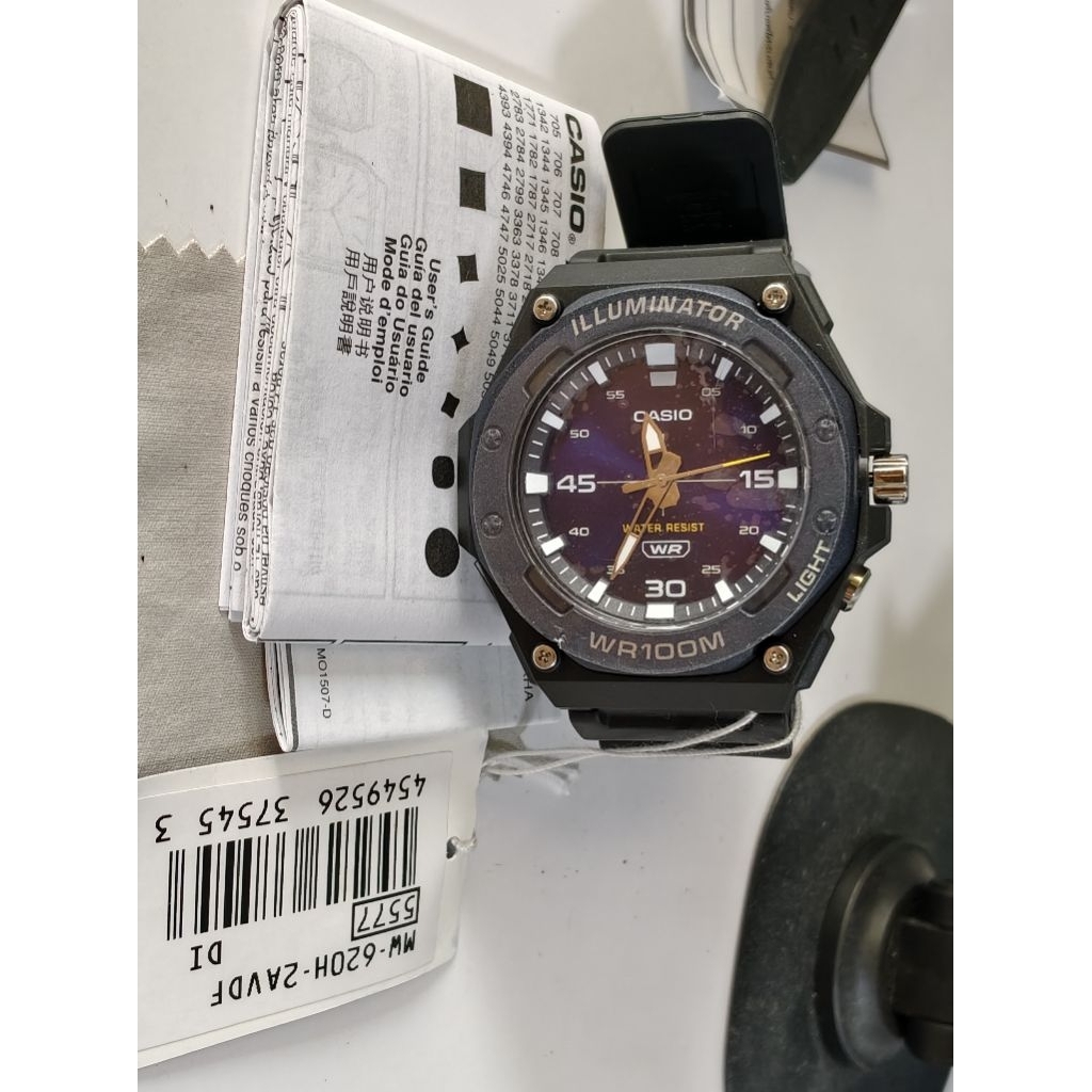 นาฬิกา casio mw-620h-2avdf