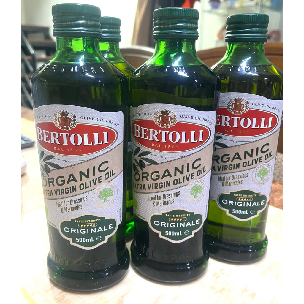น้ำมันมะกอก Organic เอ็กซ์ตร้าเวอร์จิ้น Bertolli 500 ml.- 1 ลิตร