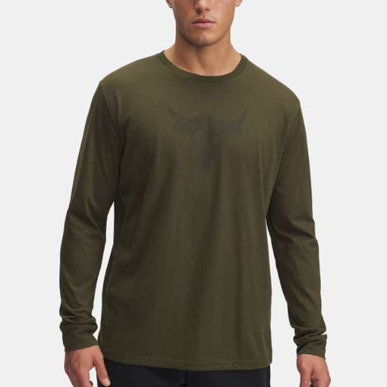 เสื้อแขนยาว Under Armour Men's Project Rock Brahma Bull Long Sleeve เสื้อแขนยาว UA สินค้าแท้ 100%