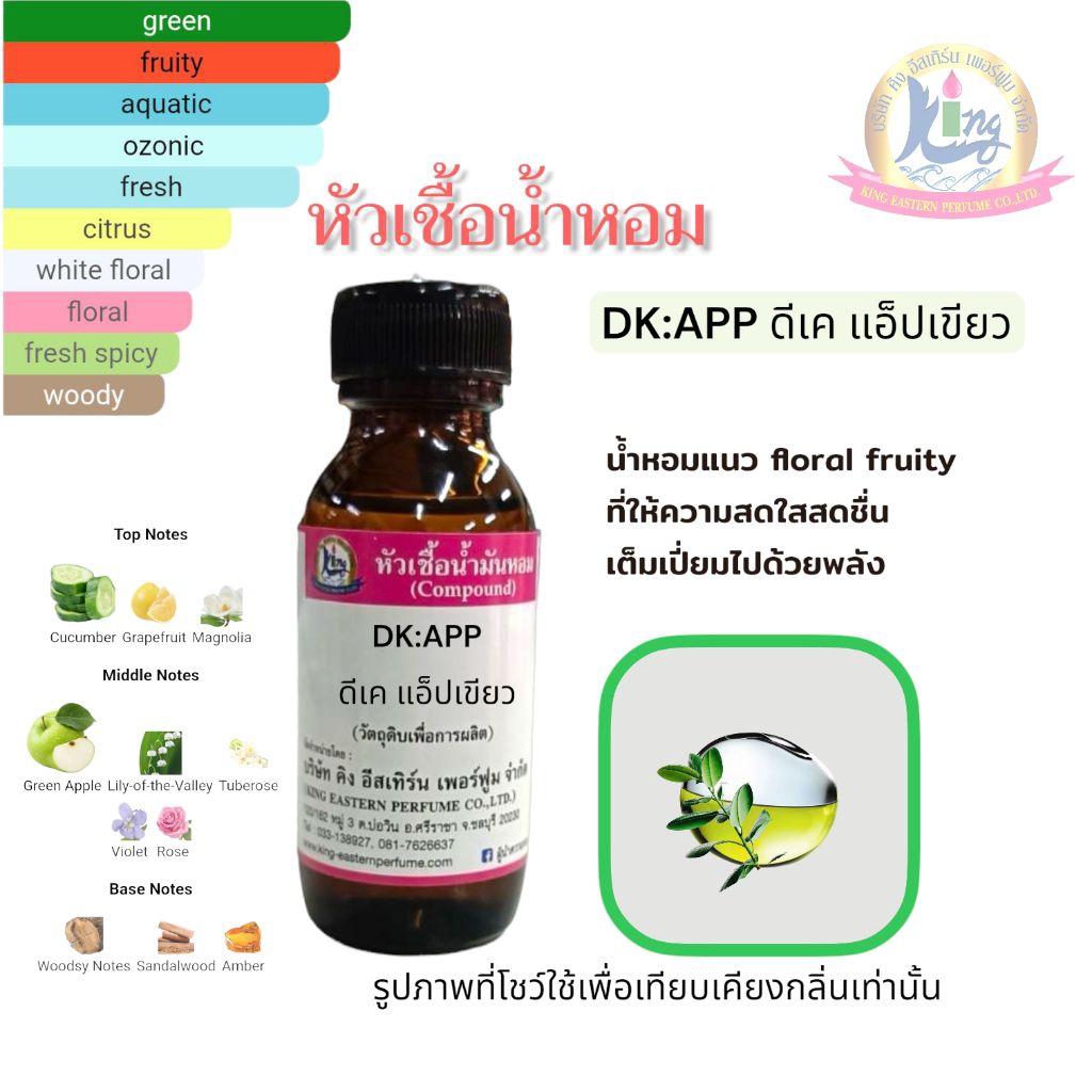 หัวเชื้อน้ำหอม กลิ่น DK APP ดีเคแอ๊ป  ( 250 g , 1000 g )