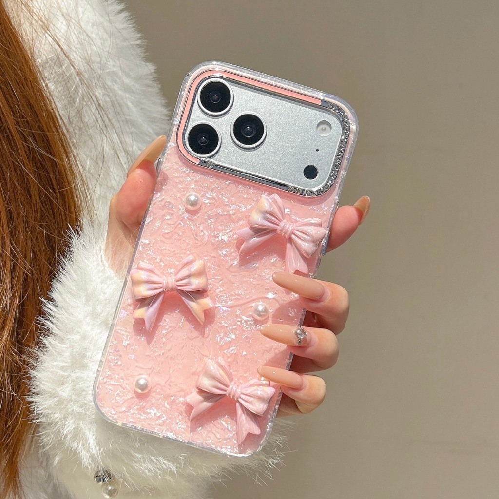 AD613 New case เคสเรซิ่นโบว์ สำหรับI11-17PM กันกระแทกได้ สินค้าพร้อมจัดส่งจากไทย ราคา ถูกที่สุด ดีลบีเคเค แกลเลอรีภาพที่ 2