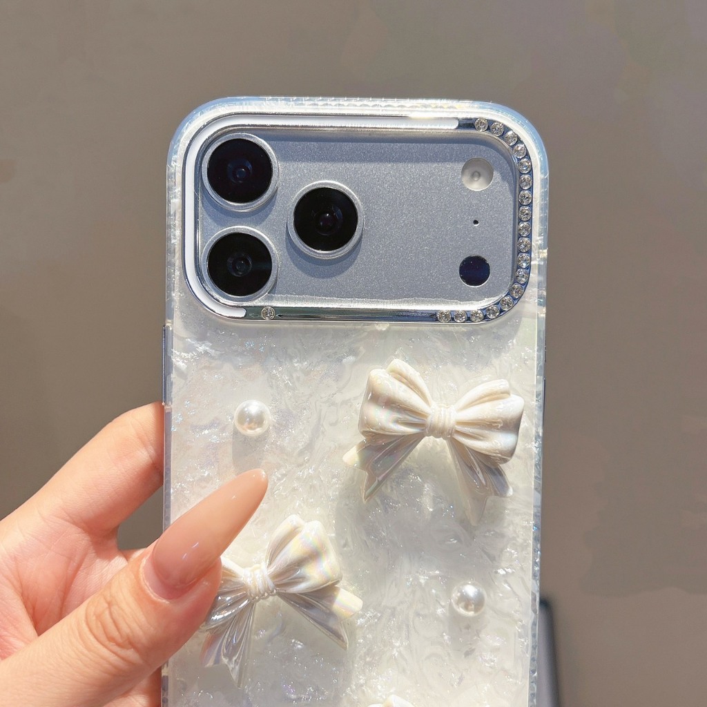 AD613 New case เคสเรซิ่นโบว์ สำหรับI11-17PM กันกระแทกได้ สินค้าพร้อมจัดส่งจากไทย ราคา ถูกที่สุด ดีลบีเคเค แกลเลอรีภาพที่ 5