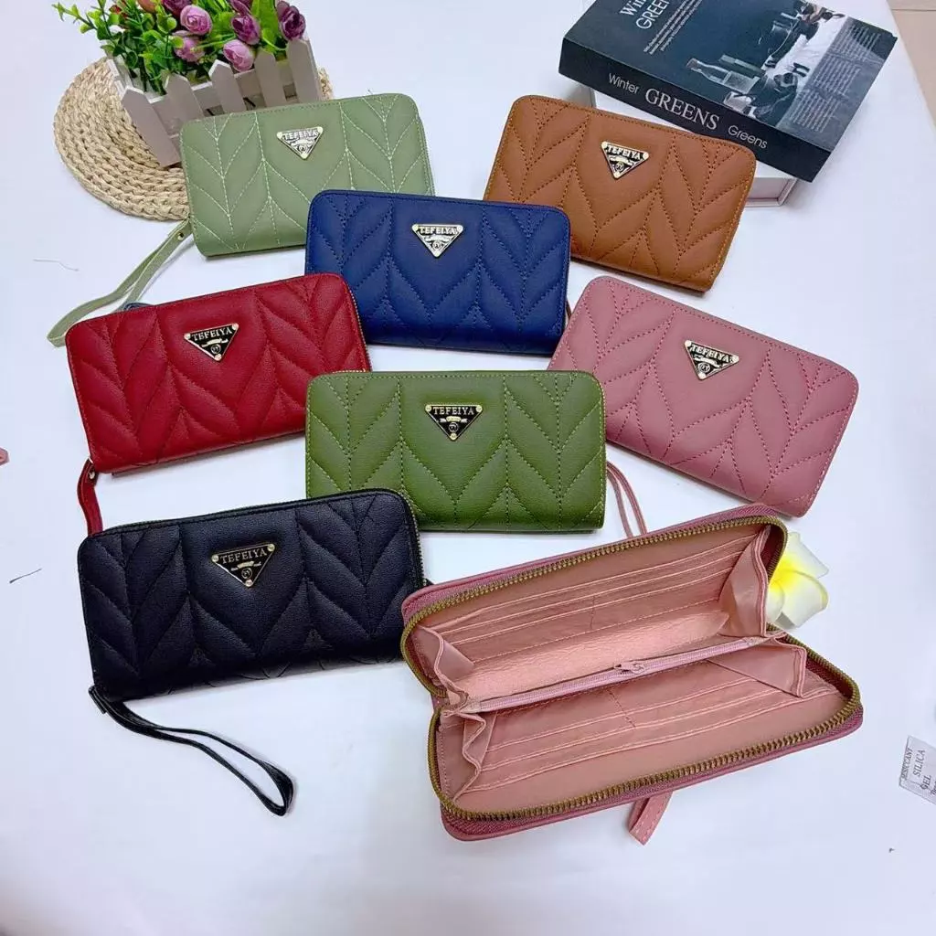 LDD682##กระเป๋าสตางค์ใบยาว.กระเป๋าสตางค์ผู้หญิงกระเป๋าสตางค์ หนังนุ่ม715、อย่างดี,มีสายของมือทุกใบค่ะกระเป๋าใส่โทรศัพท์