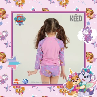 ✨NEW✨ KEED X Paw Patrol Collection ชุดว่ายน้ำเด็กผู้หญิง สีชมพูม่วง กัน UV50+