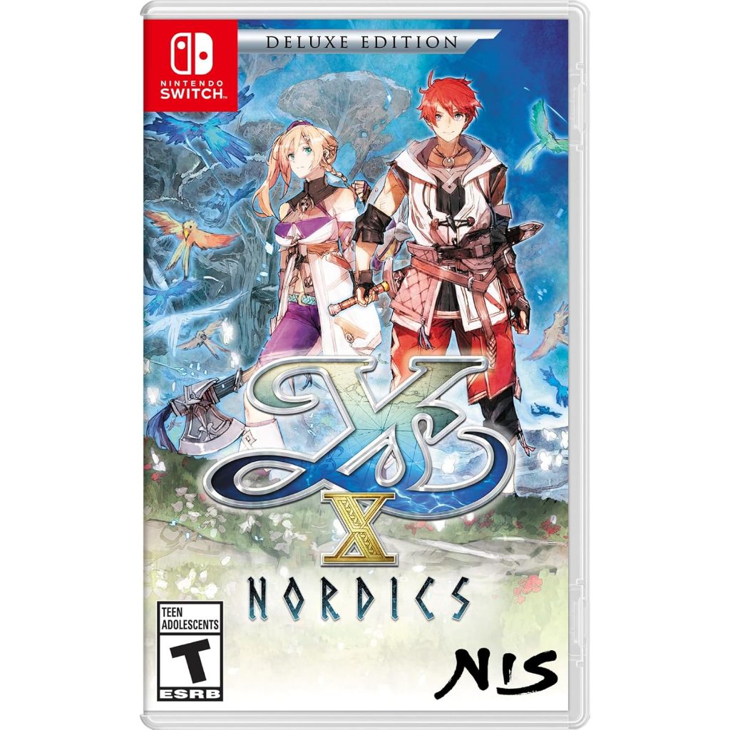 Ys X Nordics Deluxe Edition วิดีโอเกมมือสอง Nintendo Switch (NS) รุ่นสหรัฐอเมริกา