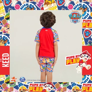 ✨NEW✨ KEED X Paw Patrol Collection ชุดว่ายน้ำเด็กผู้ชาย สีแดงน้ำเงิน กัน UV50+