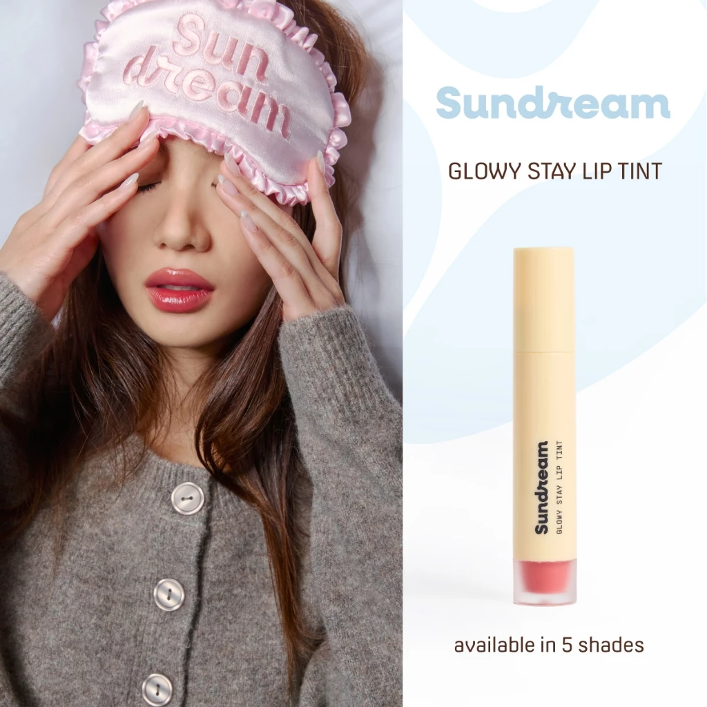 SUNDREAM Glowy Stay Lip Tint Long Lasting Glossy Lip Tint (5 Shades)