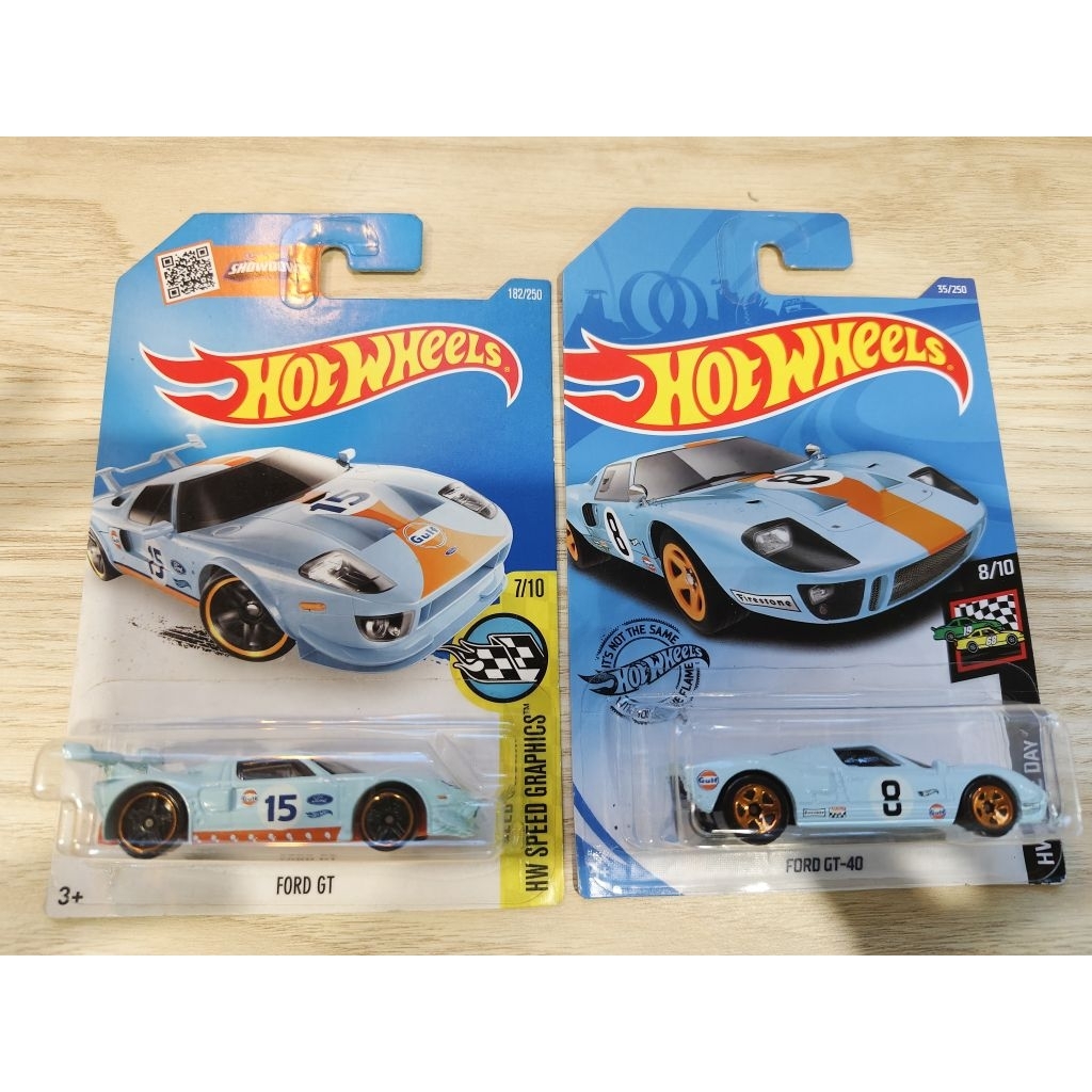 Hotwheels ฮอตวิล Ford GT(แพคไม่สวย) ,GT40 ลาย GULF