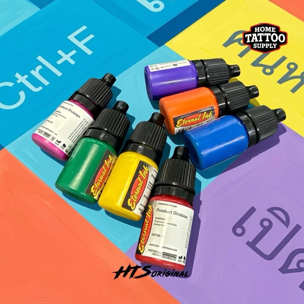 สีสัก Eternal Ink แท้ (7 ml.) แต้มสีสันให้ลายสักด้วยหมึกคุณภาพสูงจากอเมริกา