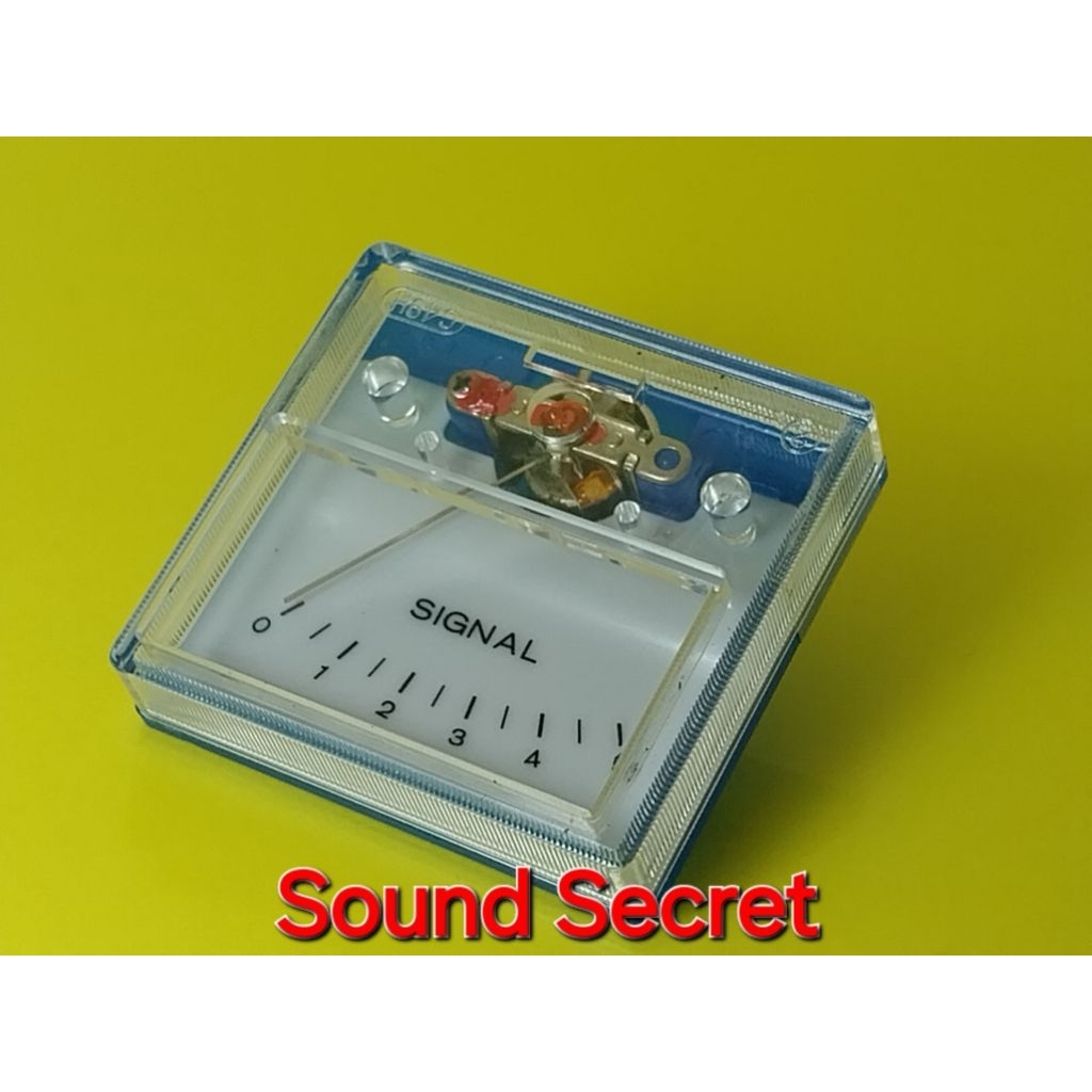 Signal Meter เข็มวินเทจ วางตำแหน่งคว่ำ ใช้สำหรับ ภาครับ FM AM