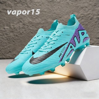 Vapor15 ครั้งด้านบน FG รองเท้าฟุตบอลบินทอ ACC เทคโนโลยีน้ำหน…