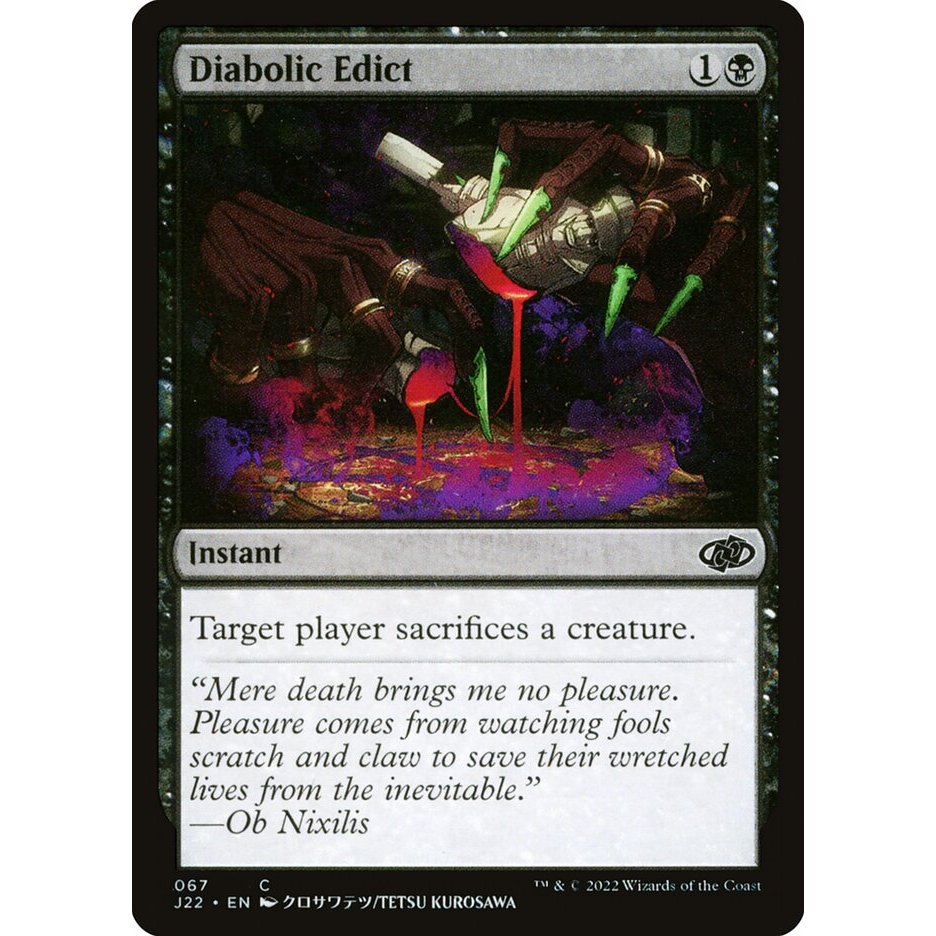 [Jumpstart 2022] - [J22] - (C) - [Diabolic Edict] - [2022]