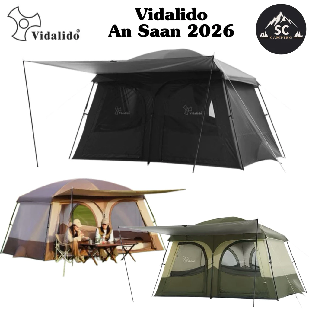 Vidalido An Saan Tent Cabin 2025 เต็นท์ขนาดกลาง-ใหญ่ 4-8 คน