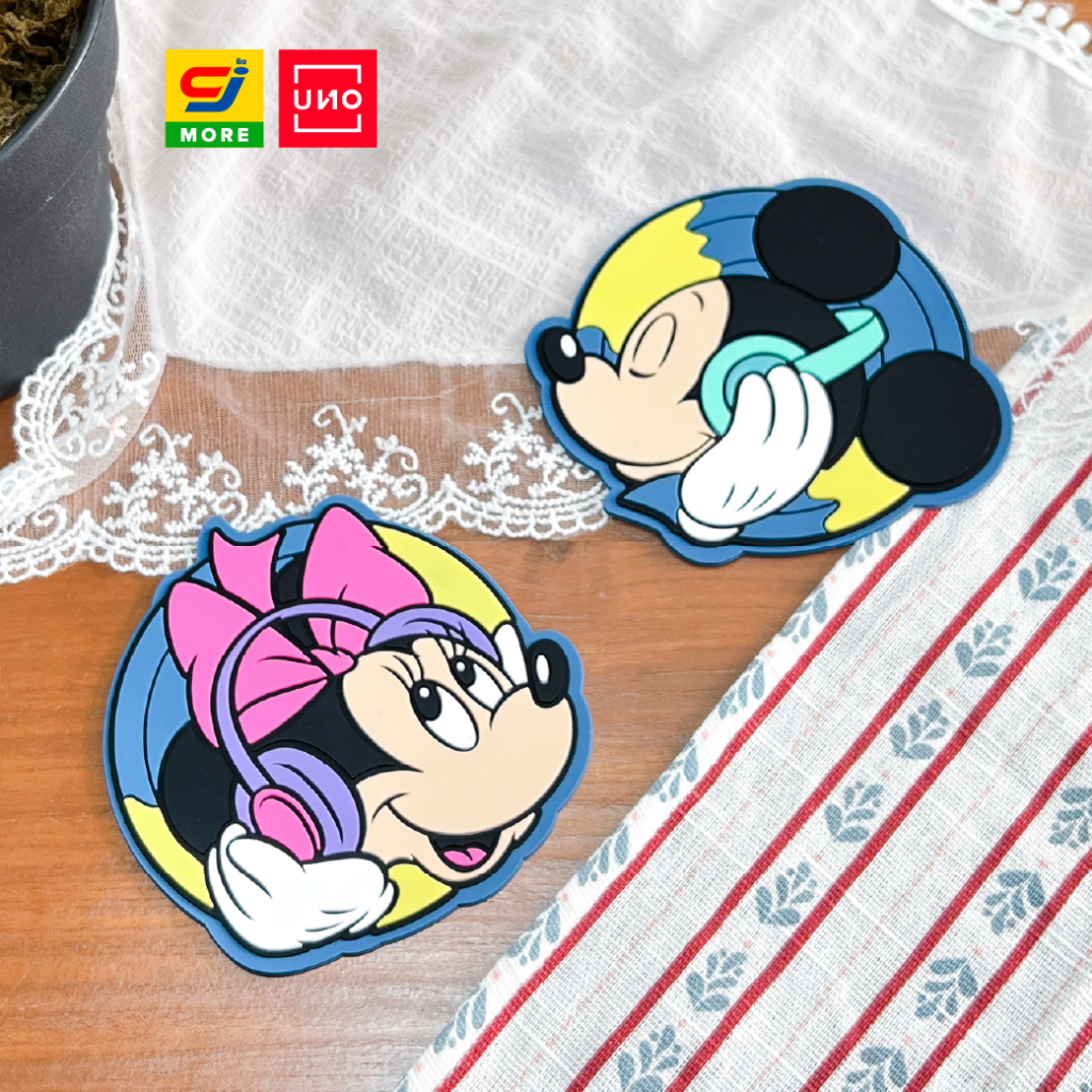 UNO แผ่นรองแก้ว Mickey&Friends ลิขสิทธิ์แท้