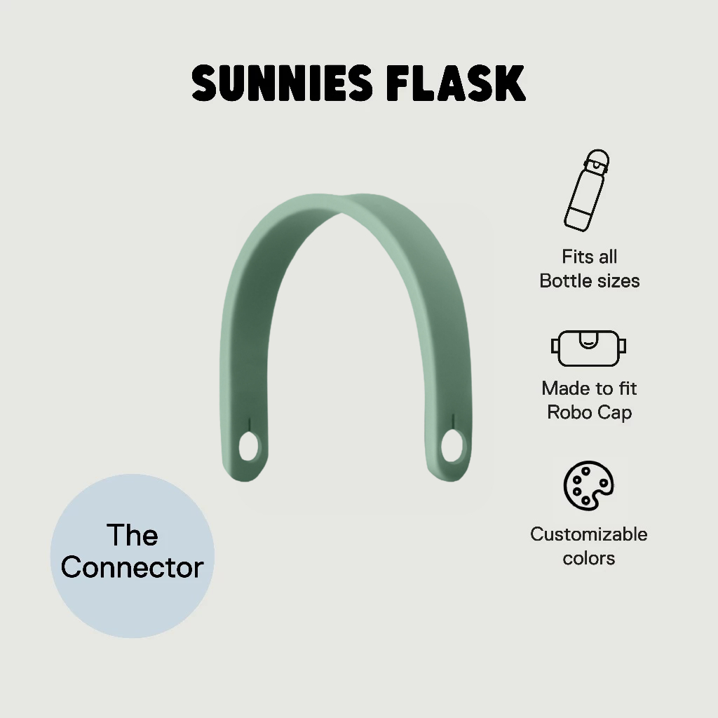 Sunnies Flask Robo Cap Connector (สายหิ้วซิลิโคนถอดได้ สำหรับฝากระบอกน้ำ)