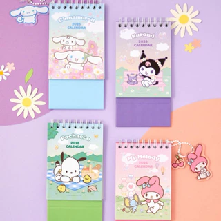 < พร้อมส่ง > ปฏิทินตั้งโต๊ะ มินิ 2026 ลายน่ารักๆ การ์ตูน 13เดือน Calendar เครื่องเขียน ปฏิทินจิ๋ว 2569