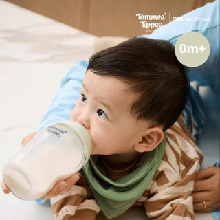 Tommee Tippee ขวดนมแก้ว Natural Start 150 มล. พร้อมจุกนม Slow Flow