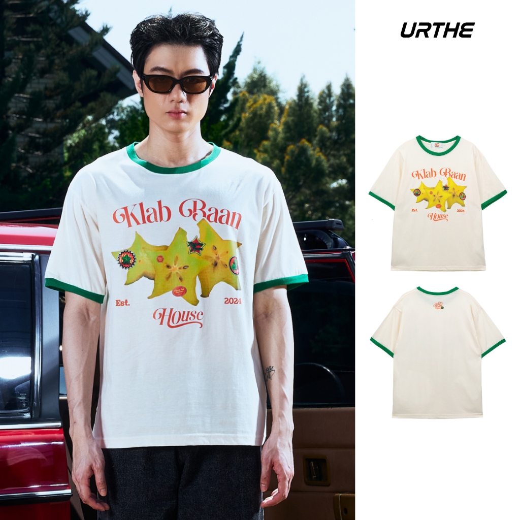 URTHE - เสื้อยืด เสื้อสกรีน รุ่น STAR RIM TANG RINGER TEE - Col. ROLLOR KLUB BAAN HOUSE