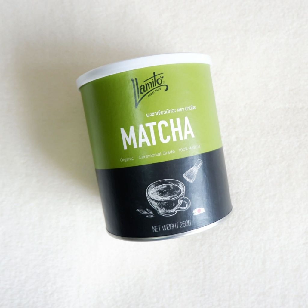 Llamito ผงมัทฉะ ออร์แกนิค (Matcha Powder) ขนาด 250 g