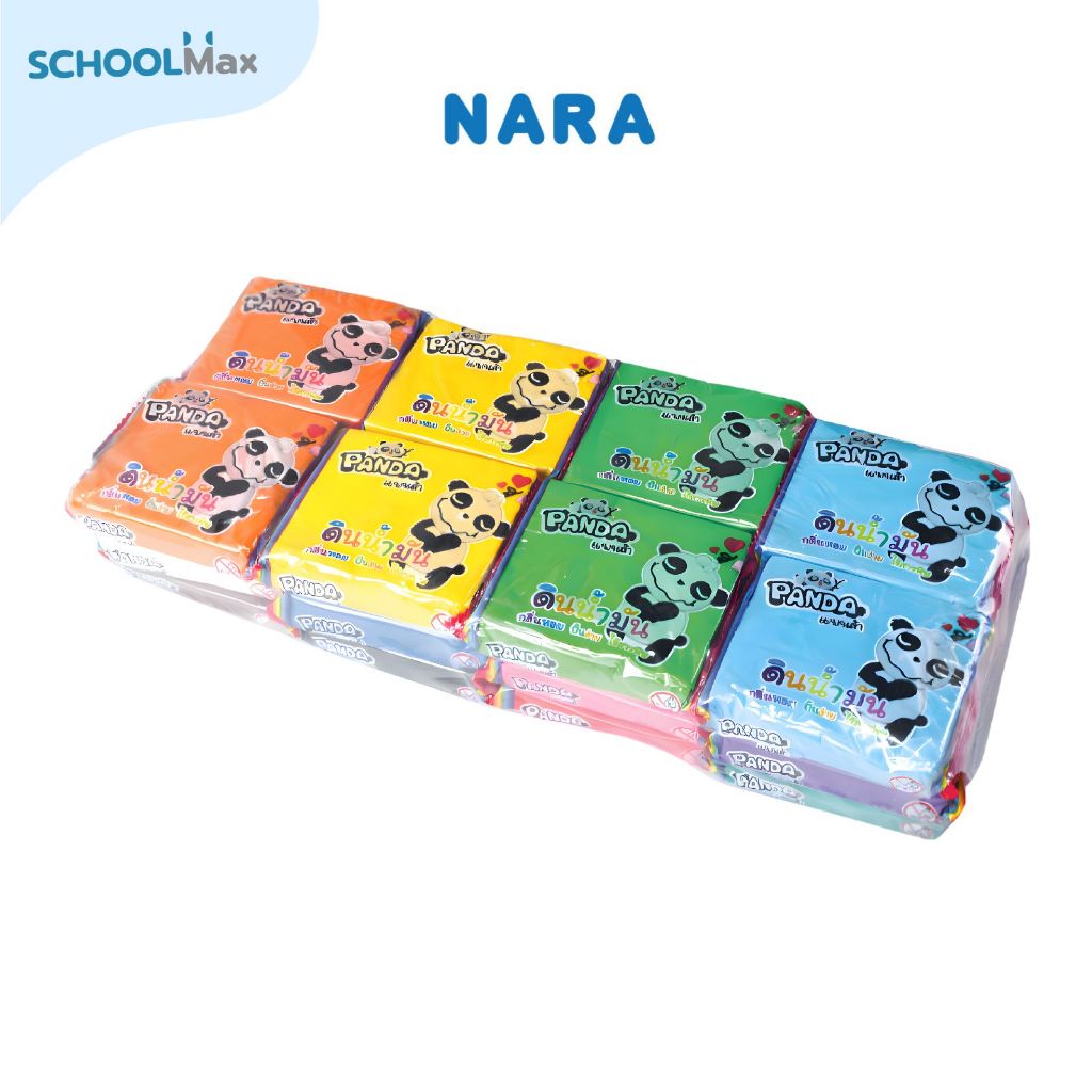NARA ดินน้ำมัน ขนาด 90 กรัม ไร้สารพิษ รุ่น แพนด้า / ชิ้น