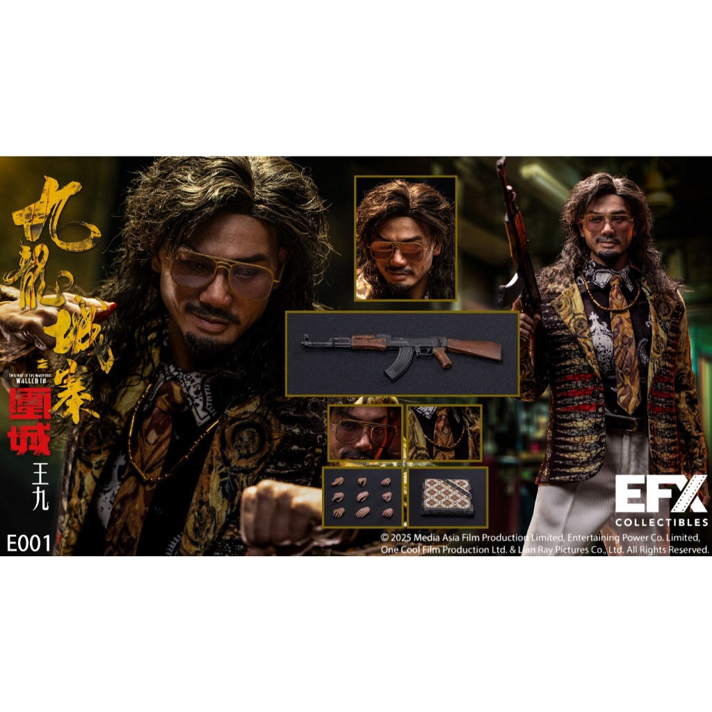 พรีออเดอร์ EFX Collectibles 1/6 Licensed Kowloon Walled City: The Siege Action Figure Wang Jiu E001