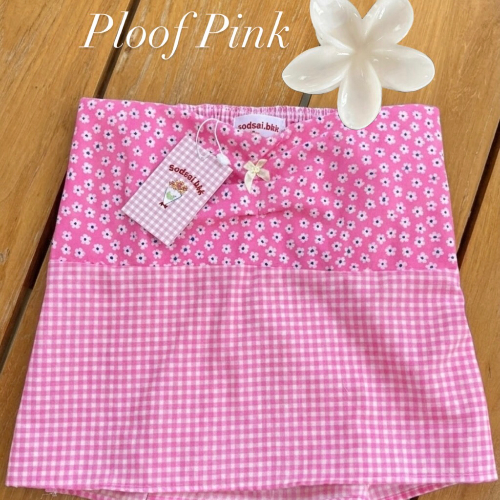 ✨ส่งทุกวัน✨Sodsai.bkk | เสื้อเกาะอกทูโทน🧚🏻‍♀️🎀🌺✨