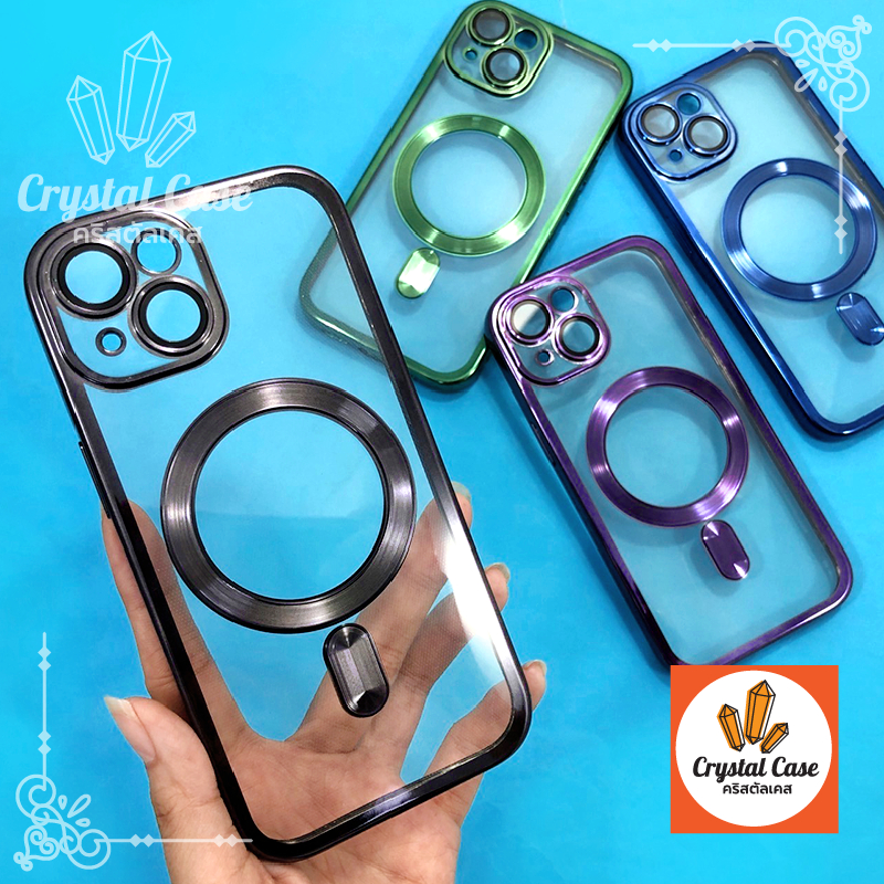 เคสใส เคสเรียบ เคสใสขอบสี เคสผู้ชาย เคสผู้หญิง Samsung S21FE S23FE S24Fe S25Fe S22ultra S23ultra S24