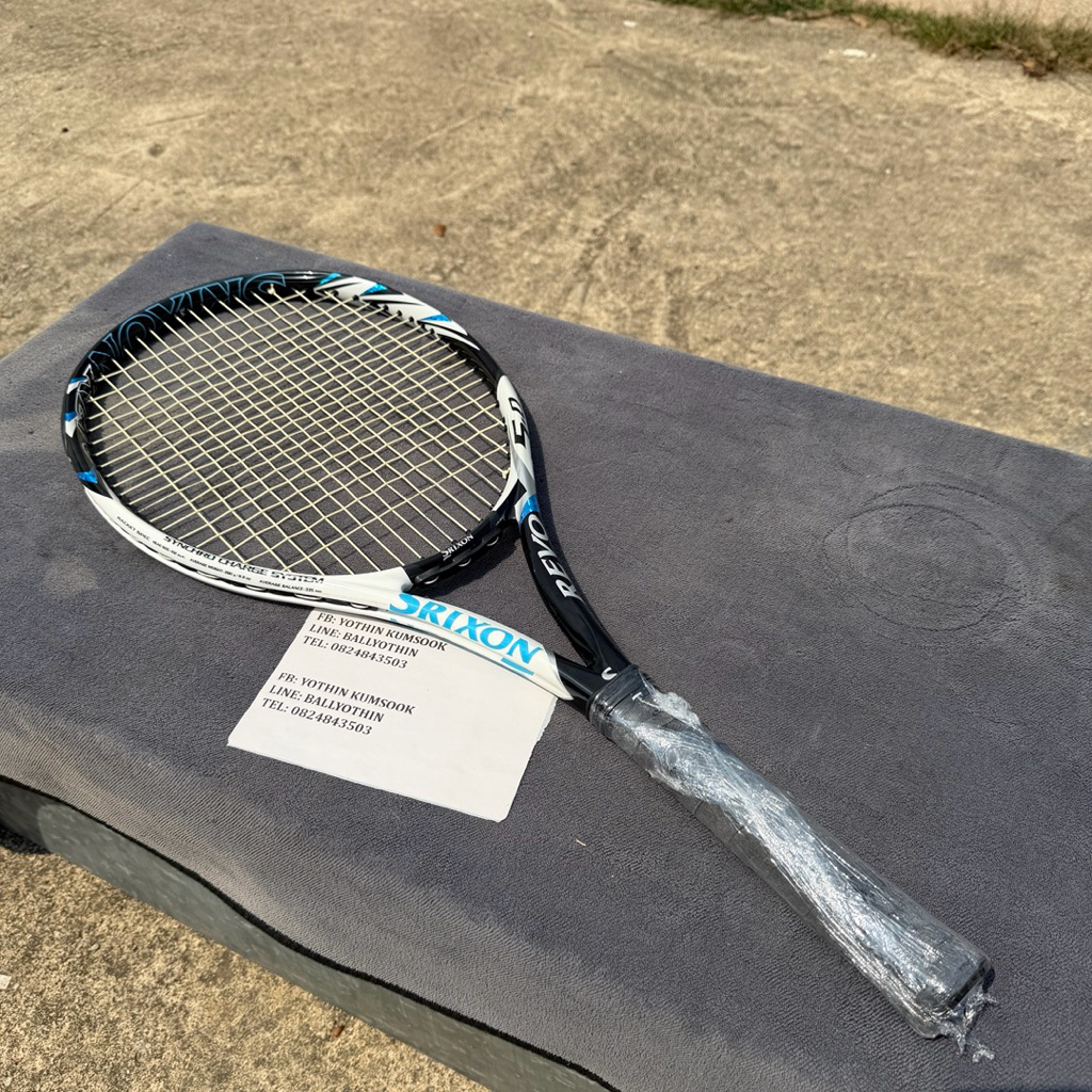 ไม้เทนนิส Srixon REVO 5.0 หน้า 102sqin น้ำหนัก 280g กริ๊ป 1 มือสองจากญี่ปุ่น มีรอยใช้งานบ้างตามภาพคร