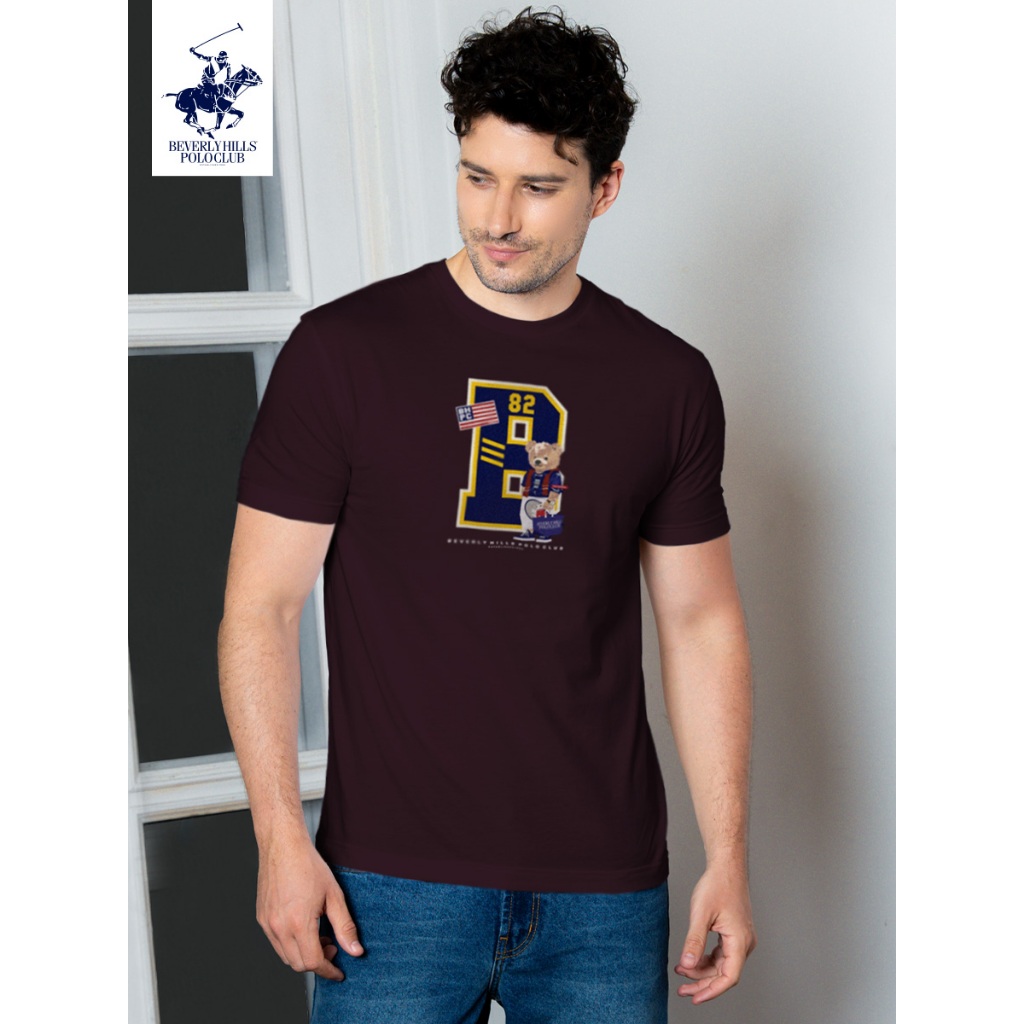 BEVERLY HILLS POLO CLUB  เสื้อยืดคอกลมแขนสั้น รุ่น BNSR496