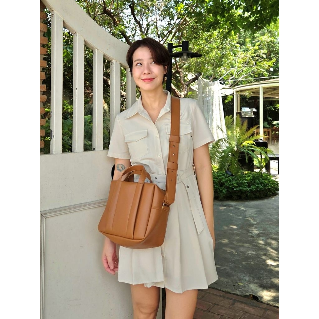 Whiteoakfactory Cubie shoulder bag -​ all colors กระเป๋าสะพาย + คาดตัว รวมสี