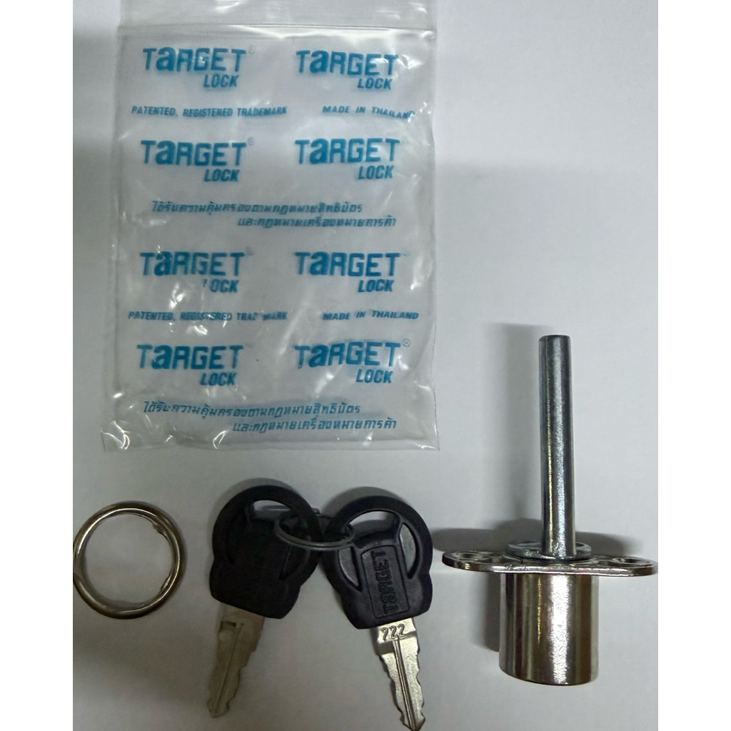 กุญแจล็อคหน้าลิ้นชัก Target 9003Z-20-01 (เฉพาะหัวกุญแจ)