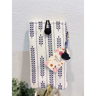 ซองใส่ มือถือ โทรศัพท์ แว่นตา กลมดำ (แถมพวงกุลแจหมวก อะคริลิ…