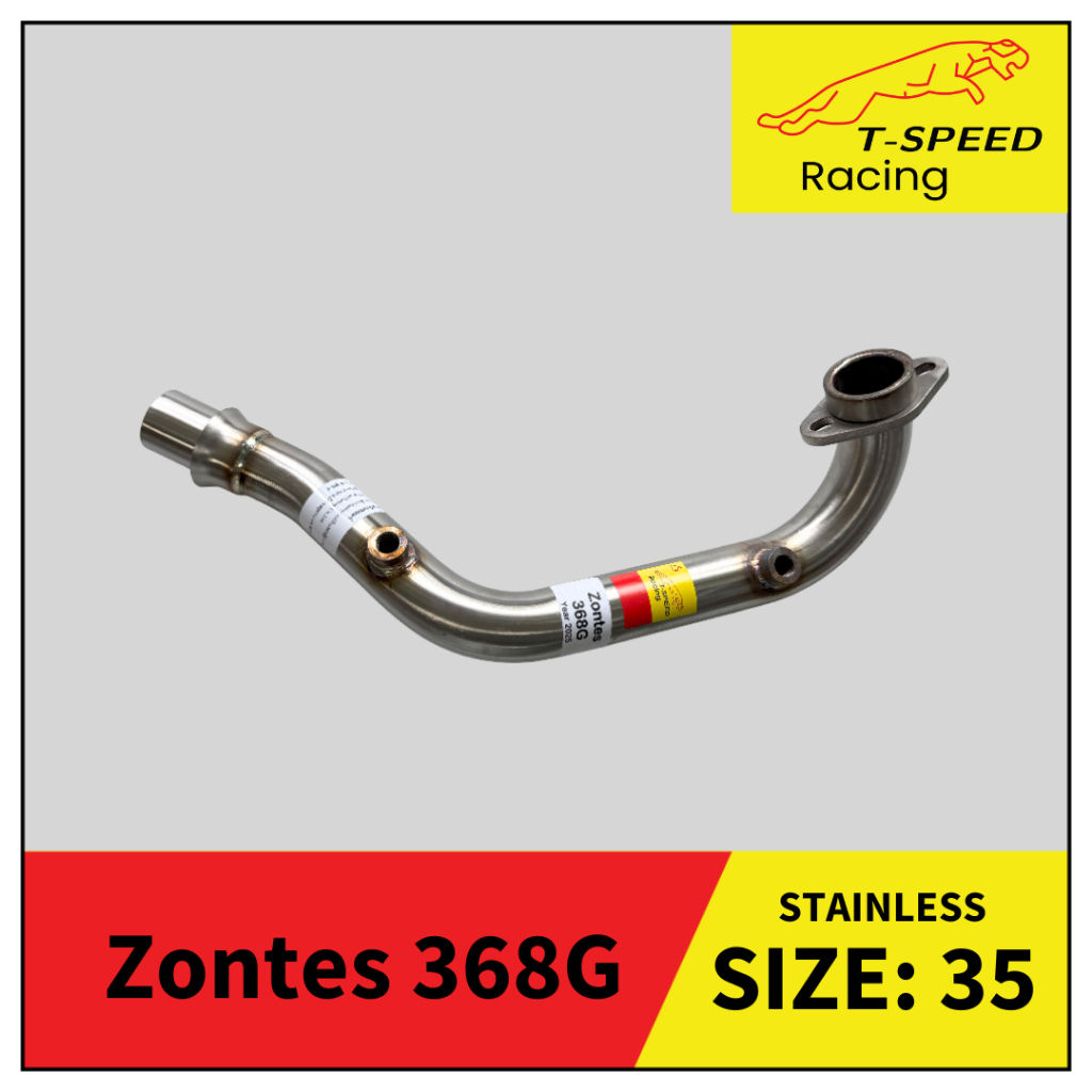 คอท่อ Zontes 368G Year 2025 สแตนเลส 304 Size 35 mm.