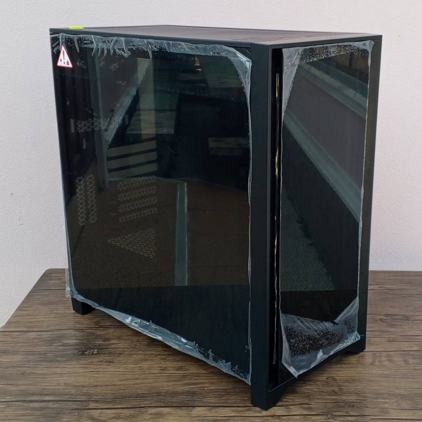 CASE CORSAIR 4000D TEMPERED GLASS (BLACK)