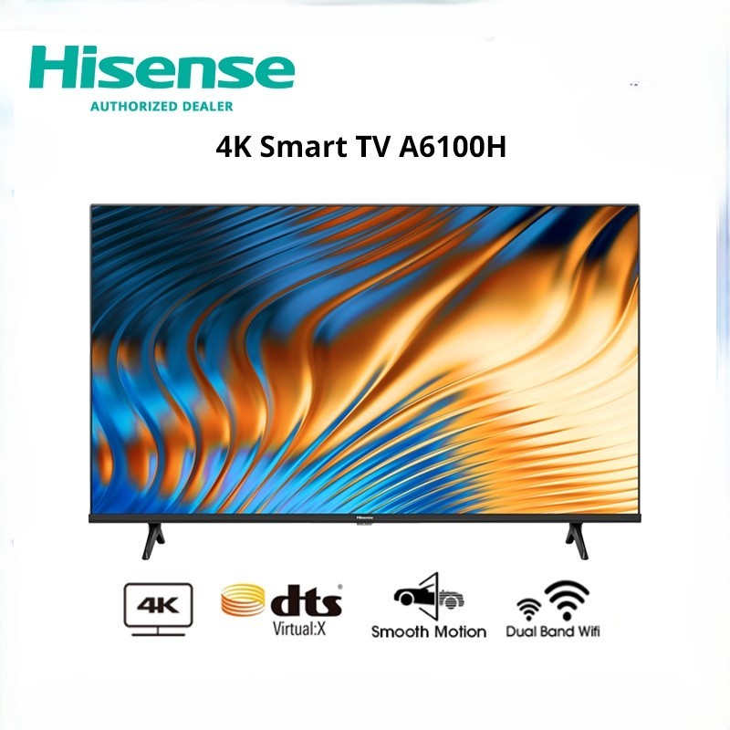 Hisense 50" 4K Smart UHD TV 50A6100H   ตําหนิ จอเป็นเส้น