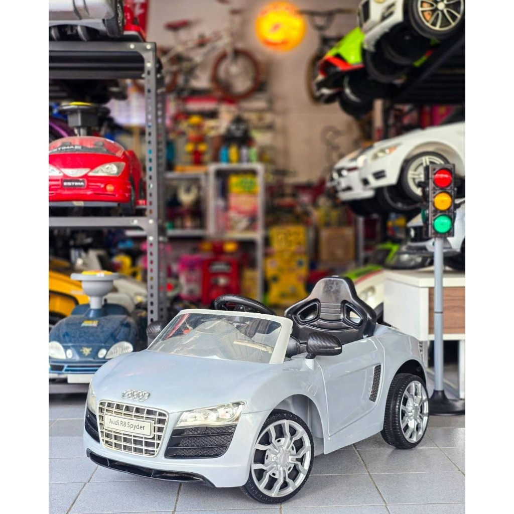 รถแบตเตอรี่เด็ก Audi R8 Spyder ลิขสิทธิ์แท้